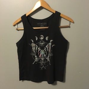Butterfly crop top